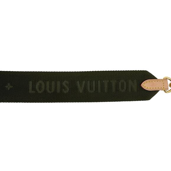 LOUIS VUITTON Bandoulière Strap in Khaki - Picture 6 of 11